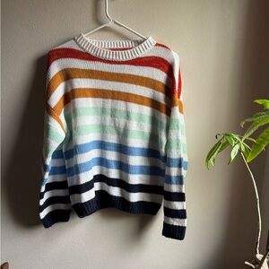Rainbow Striped Sweater